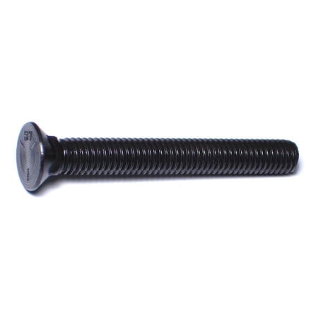 7/16"-14 x 3-1/2" Plain Grade 5 Flat Head Plow Bolts PBS5-158 (79 pcs.)