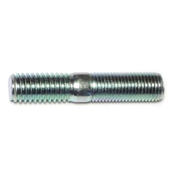 7/16"-14 x 7/16"-20 x 2-1/4" Zinc Automotive Studs (8 pcs.)