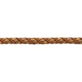 thumbnail image 1 of 7/16" (1cm) Large Decorative 6-ply Rope Cord Trim # 716BNL,, Cinnamon Toast Orange #6122 (Rust, Gold) Sold By The Yard (36"/3 ft/0.9m), 1 of 1