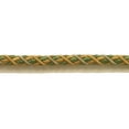 thumbnail image 1 of 7/16" (1cm) Large Shiny Decorative Decorative Twisted Rope Cord with Lip | Cord Trim # 0716BL,, Beige Green Gold #1755 (Yellow Gold, Light Beige, Olive Green) 27 Yards (82 ft/25m), 1 of 1