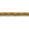 thumbnail image 1 of 7/16" (1cm) Large Shiny Decorative Decorative Twisted Rope Cord with Lip | Cord Trim # 0716BL,, Tan Beige Gold #8633 (Beige Gold, Dark Gold, Tan Beige) 10 Yards (30 ft/9.5m), 1 of 1