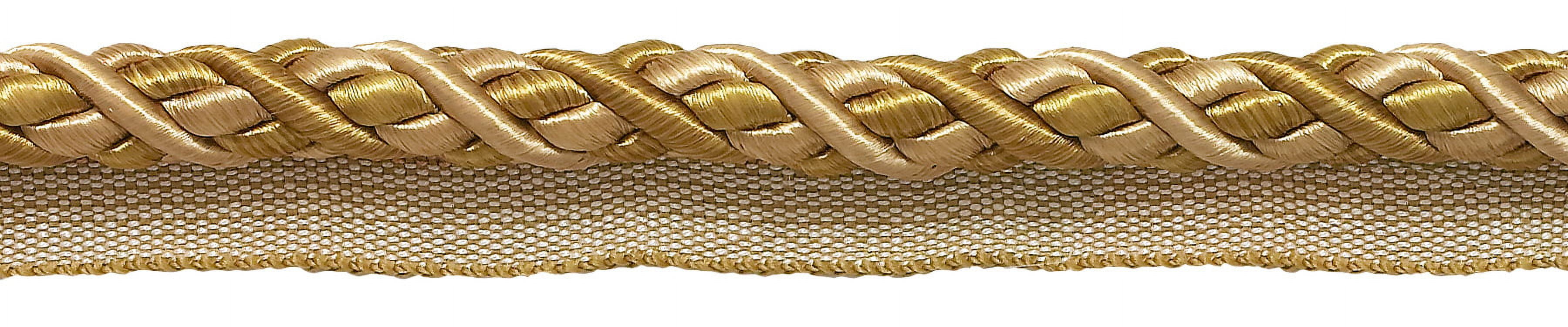 Corde Décorative Dorée DÉCOPRO 1cm X 9,1m - Idéal Pour Loisirs Créatifs Et Emballages