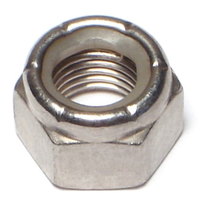 7/16"-20 18-8 Stainless Nylon Insert Lock Nuts LNSS-167 (8 pcs.)