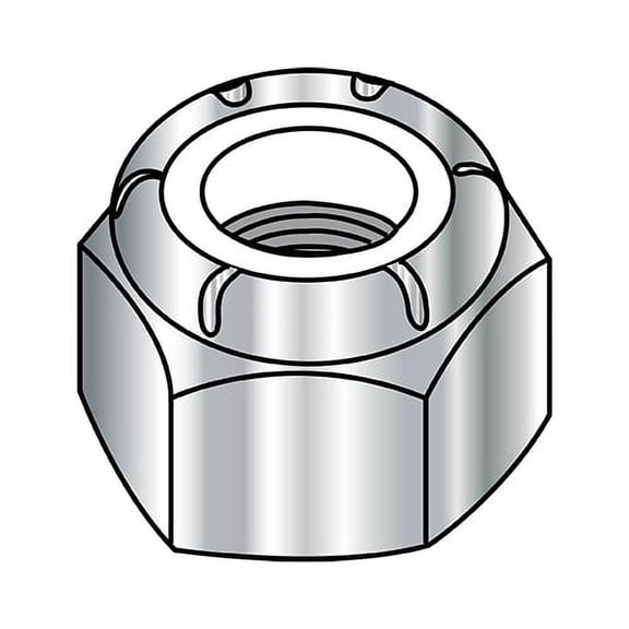 7/16-20 NE Nylon Insert Hex Lock Nut 18 8 Stainless Steel (Pack Qty 400) BC-44NS188