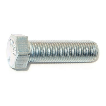 7/16"-20 x 1-1/2" Zinc Plated Grade 5 Steel Fine Thread Hex Cap Screws CSHS5-396