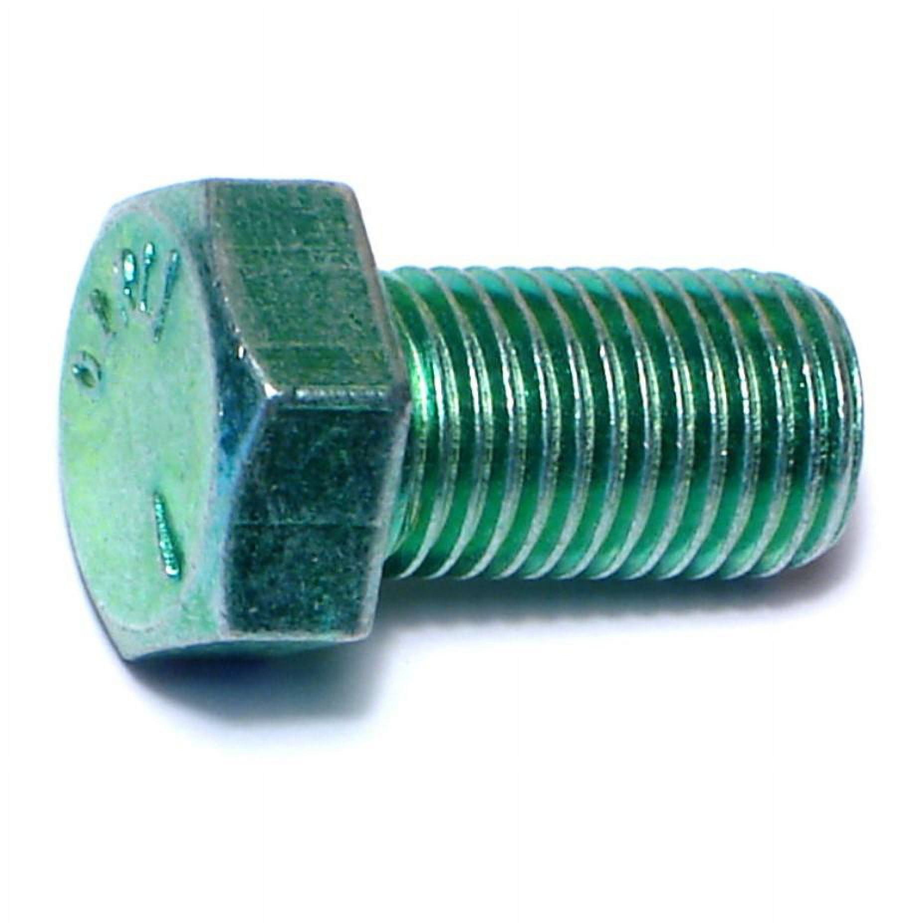 7-16-20-x-3-4-green-rinsed-zinc-grade-5-hex-cap-screws-98-pcs