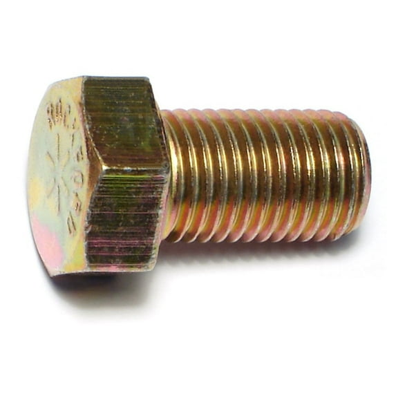 7/16"-20 x 3/4" Zinc Plated Grade 8 Steel Fine Thread Hex Cap Screws HCS8-229