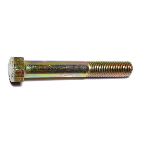 7/16"-20 x 3" Zinc Plated Grade 8 Steel Fine Thread Hex Cap Screws HCS8-243