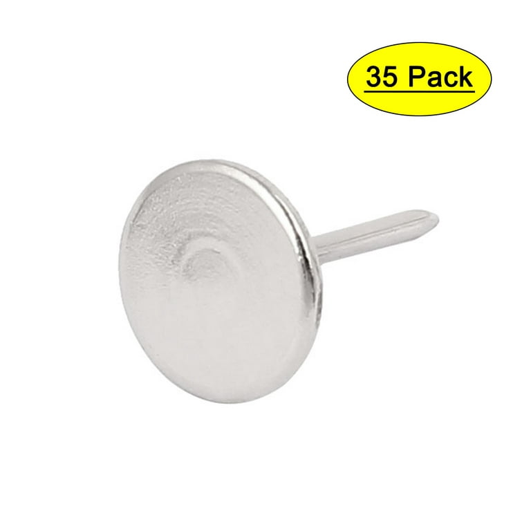 Upholstery Nails Tacks 11mm Head Dia Round Thumb Push Pins 300 Pcs - Copper  Tone - 11mm x 17mm, 300 Pieces - Yahoo Shopping