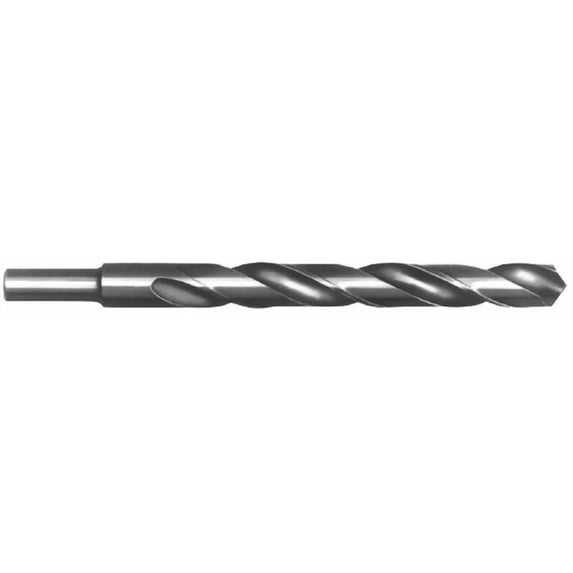 7/16" Reduced Shank Drill, Hss, 118° Point, 3/8" Shank, By Mdx