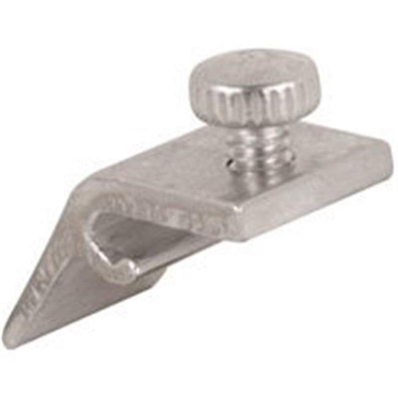 7/16 in. Storm Door Panel Clips with Screws, Mill Finish (8pack