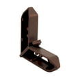 thumbnail image 1 of 7/16 in. x 3/4 in. Molded Plastic Bronze Pella Miter Cut Window Screen Corners (20-pack), 1 of 4