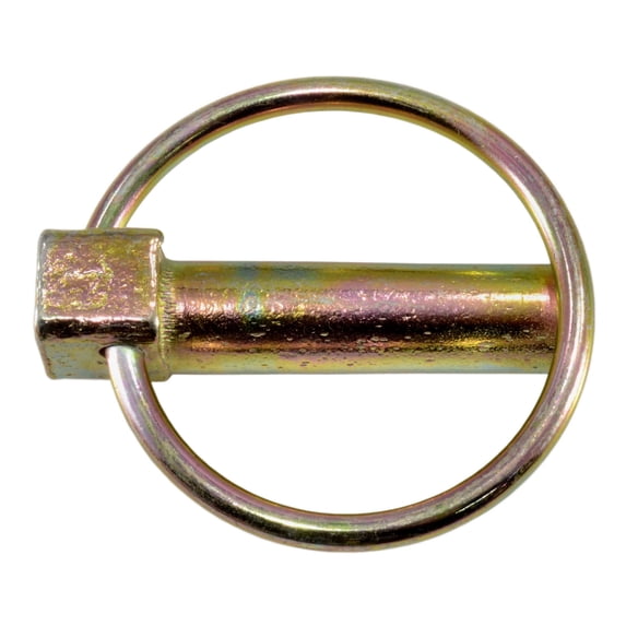 7/16" x 1-9/16" Zinc Plated Steel Linch Pins LPS-044 (12 pcs.)