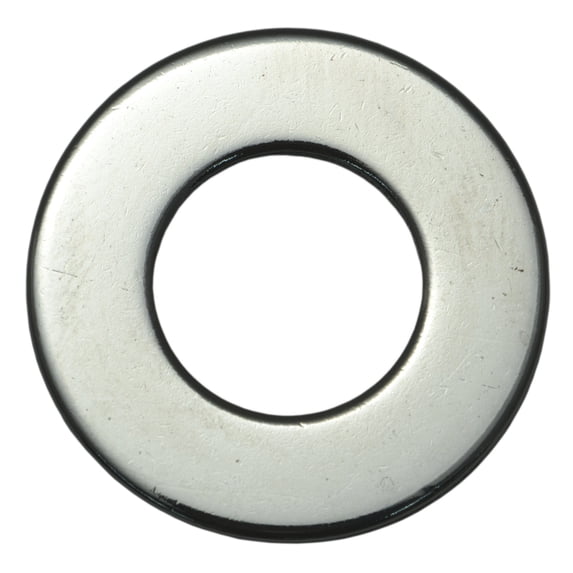 7/16" x 15/32" x 59/64" Chrome Plated Grade 2 Steel SAE Flat Washers (10 pcs.)