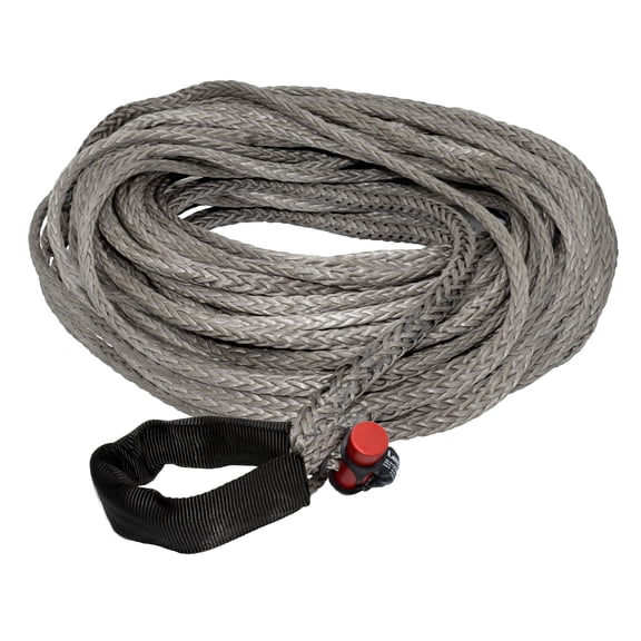 7/16" x 200' LockJaw Synthetic Winch Line w/ Integrated Shackle 7,400 lbs WLL