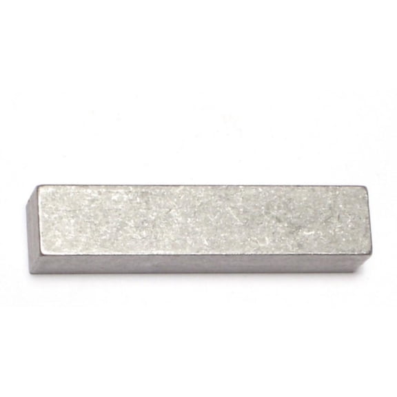 7/16" x 7/16" x 2" Zinc Plated Steel Square Machine Keys (3 pcs.)
