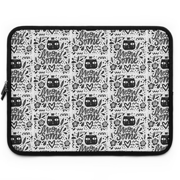7”-17'' Cat Face Tablet Laptop Sleeve Case-MacBook-Chromebook-iPad Pro-Dell