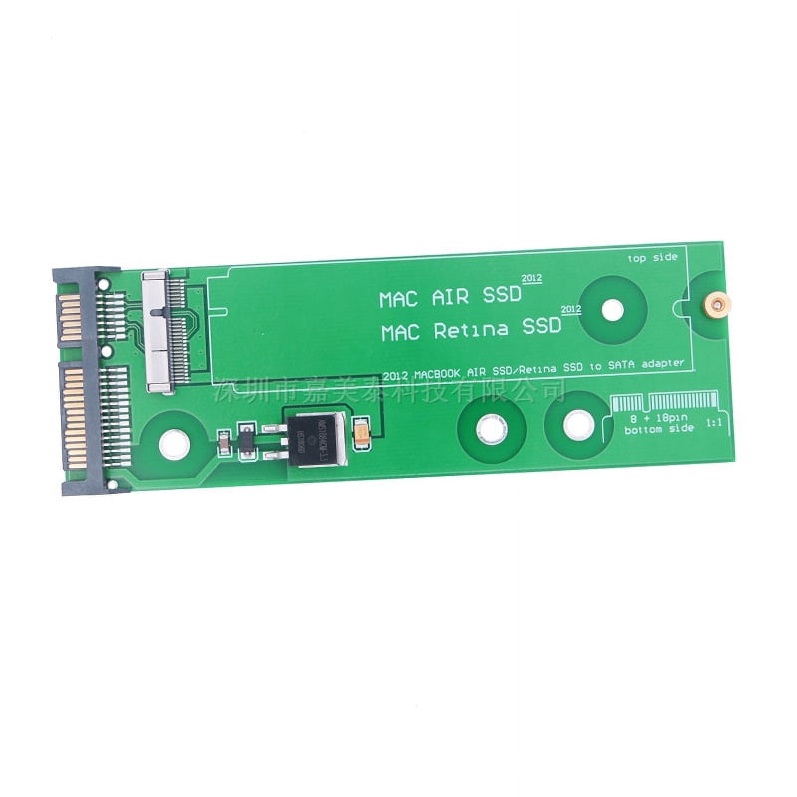 7+17Pin to SATA Adapter Card,Compatible with SSD from 2012 Year MacBook ...