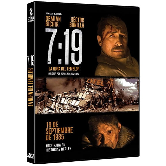 7:19 La Hora Del Temblor Spanish Movie DVD