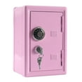 thumbnail image 1 of 7.1x4.7x3.9in Metal Money Safe - Dual Lock Savings Box with Key & Password (Birthday/Christmas Gift), 1 of 8