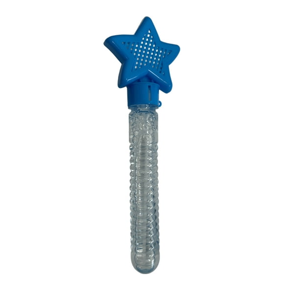 7.2 in Bubble Wands Sifter Star Blue, Perfect for Summer and Spring Fun, Refillable, Wand for Endless Outdoor Bubble Blowing Joy, Just Add Your Own Solution and Keep the Fun Going