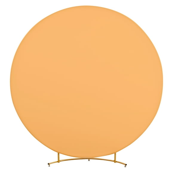 7.2 FT Round Backdrop Cover,Circle Stand Spandex Arch Backdrop Covers for Wedding Arch Birthday Party Photography Baby Shower Decoration