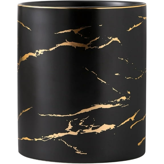 7.2 Inch Marble Utensil Crock Countertop Storage Farmhouse Kitchen Decor Marble-Green