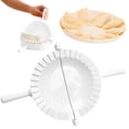 thumbnail image 1 of 7.2 Inch - Professional Empanadas - Mold Ravioli Dumpling Wrap, Tortilla Folder, Wonton Dough Press 2-in-1 Cutter Sealer, Pierogi, Calzone, Hand Pot Pie Maker Wraper, 1 of 4