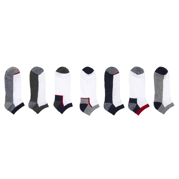 7-21 Pairs of Everlast Women's Assorted Fashioned Low Cut Ankle No show Socks 9-11 (Dark, 14 Pack)