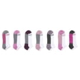 thumbnail image 1 of 7-21 Pairs of Everlast Women's Assorted Fashioned Low Cut Ankle No show Socks 9-11 (Pink, 7 Pack), 1 of 2