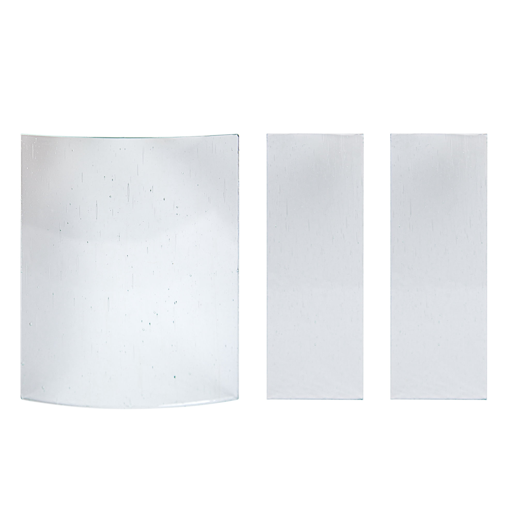 7.25-inch Clear Replacement Glass Panels, Fairview Collection, White – Design House, 923813