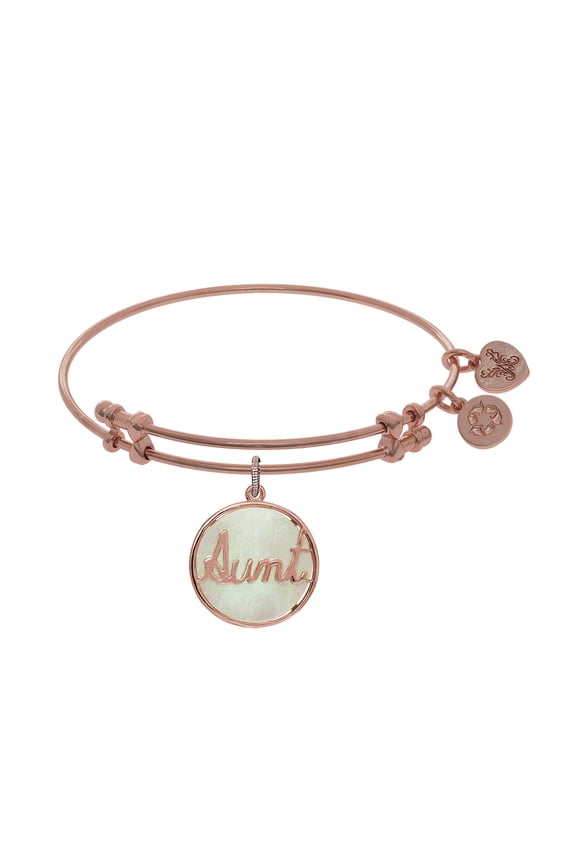 7.25 Inches Aunt Bangle Bracelet Adjustable