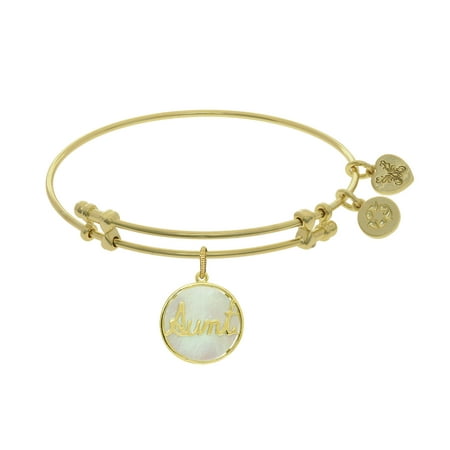 7.25 Inches Aunt Bangle Bracelet Adjustable