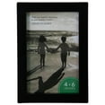 thumbnail image 1 of Northlight Solid Rectangular Picture Frame - for a 4" x 6" Photo - Black, 1 of 5