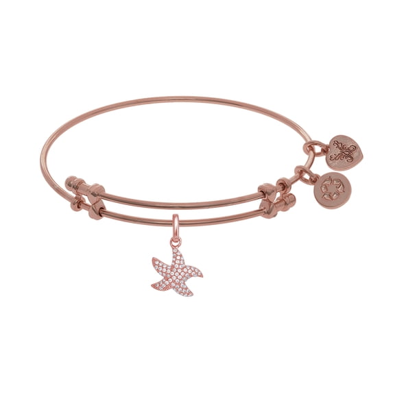 7.25 Star Fish Bangle Bracelet Adjustable