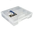 thumbnail image 1 of 7.25 x 6.5 in. Clear Plastic 9-Compartment Storage Box, 1 of 1