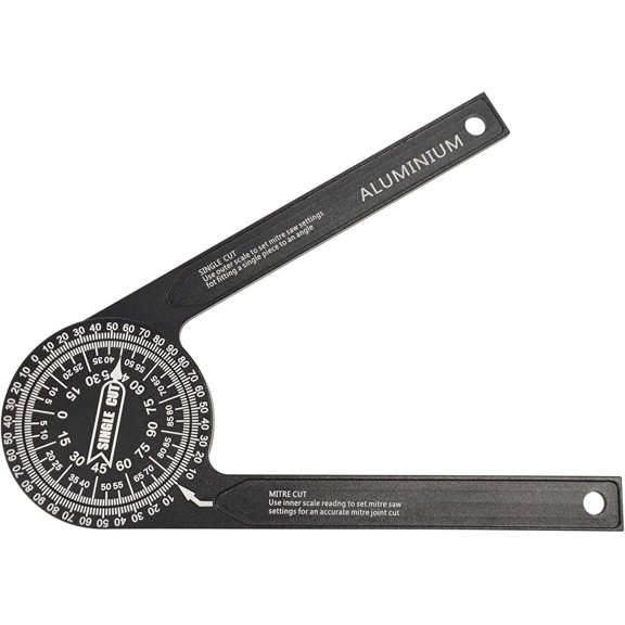 7.28 Inch Precision Miter  Protractor,  Protractor Angle Finder with 360? Rotation for Measuring Internal And External Angles
