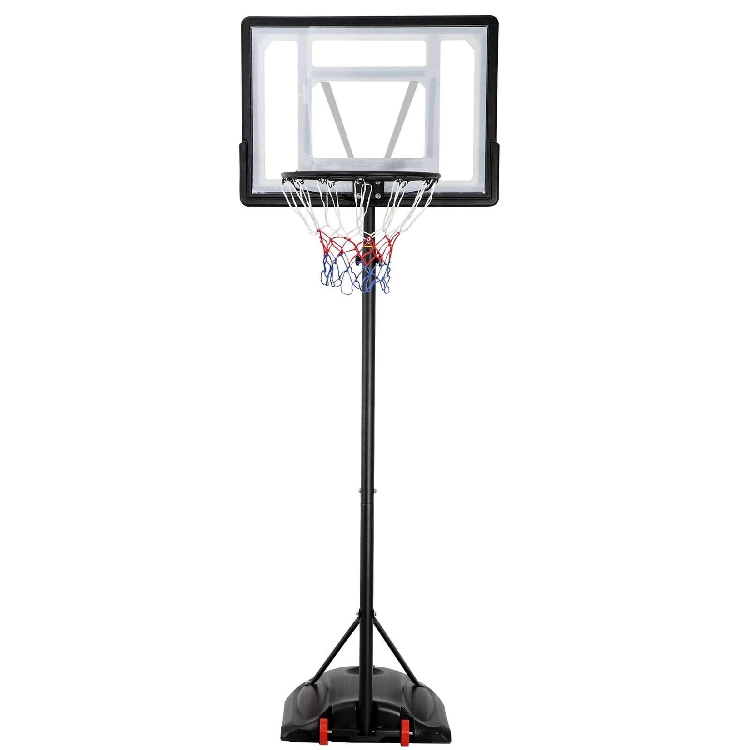 7.2FT-9FT Basketball Hoop Outdoor for Kids Adjustable Basketball Goal System