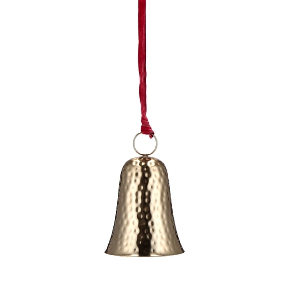 Metal Bell Christmas Decoration, Gold, 8", by Holiday Time