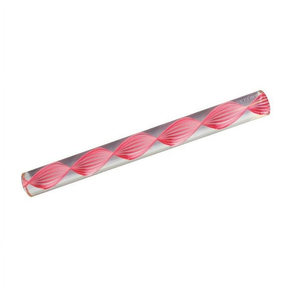 7 3 / 4 Inches Pink Swirl Fondant Rolling Pin
