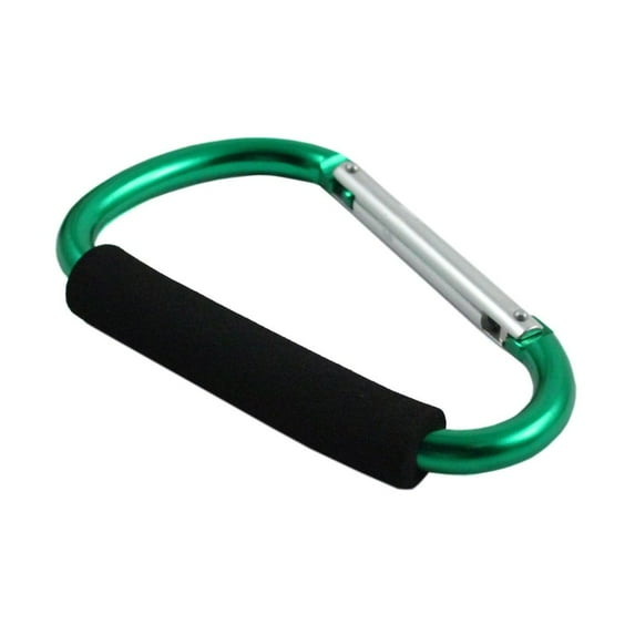 7-3/4" Jumbo Aluminum Carabiner - Green