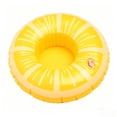 thumbnail image 1 of 7.3-Inch Inflatable Cute Lemon Slice Shaped Pool Cup Holder, Fun Outdoor Floating Mat, Suitable for Spas and Water Pools (Yellow)., 1 of 6