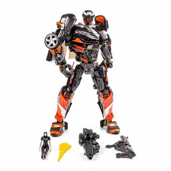 7.3 Inch Voyager Class Speed Racer Figure, Movie Theme Large Transform Robot Display Model