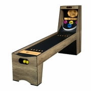 7.3 ft. Roll and Score Arcade with Electronic Scoring and Ball Return System, Brown by MD Sports