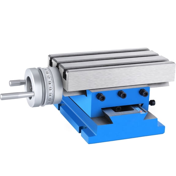 7.3" x 4" Milling Machine Cross Slide Table - Precision Compound Work Table for Bench Drill Press&Milling Machines