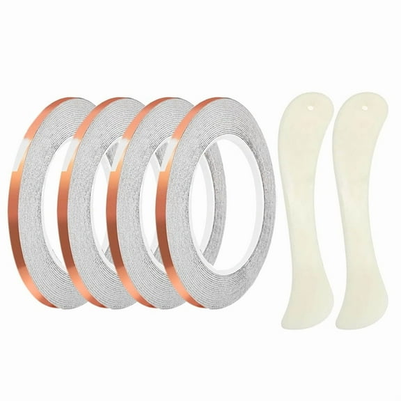 7/32 Inch Copper Foil Tape for Stained Glass and Crafts, for Stained Glass Soldering, Stained Glass Supplies