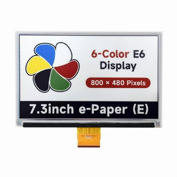 7.3inch E6 Display Electronic Screen Display Panel 800x480 Pixel Advanced