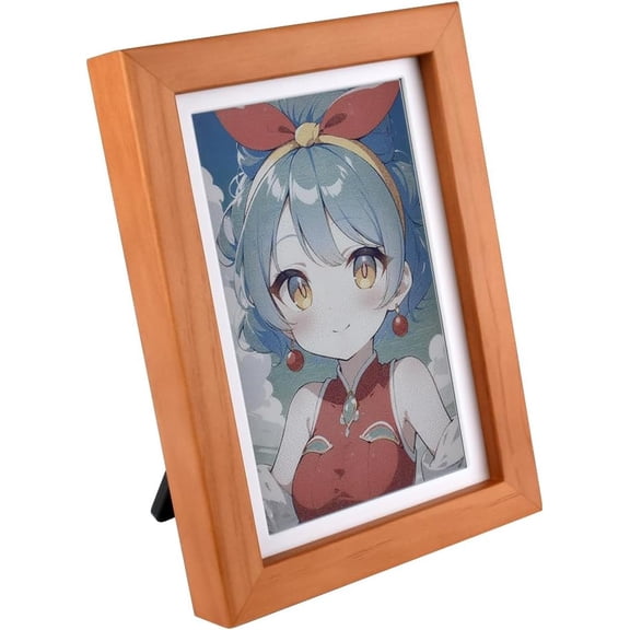 7.3inch E6 Full Color E-Paper with Solid Wood Photo Frame, Compatible with Zero, Ultra-Long Standby, 800  480 Resolution, with Batt