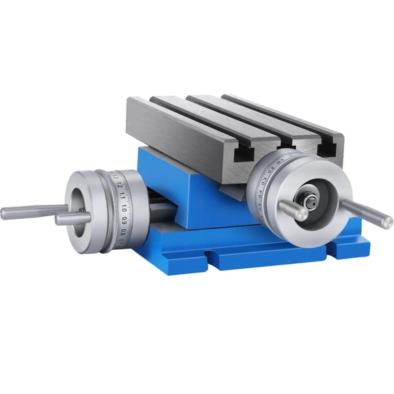 7.3x4 Inch Milling Machine Compound Slide Cross Work Table for Drill Stands Bench Drilling