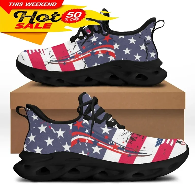7.4 American Flag Statue of Liberty Print Flat Shoes for Women Cool Sneaker for Female Spring Summer Woman Footwear Walmart